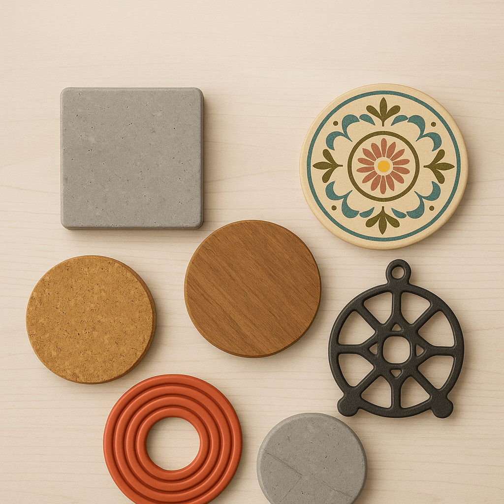 Comment choisir un dessous de plat ? Guide clair & complet | La Carafe