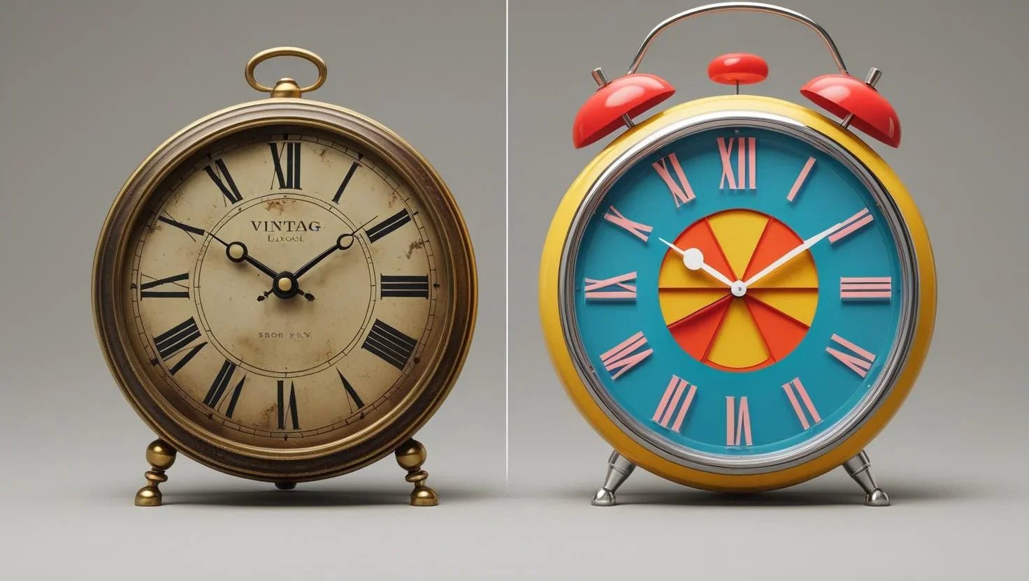 Quelle est la différence entre horloge vintage et horloge rétro ?