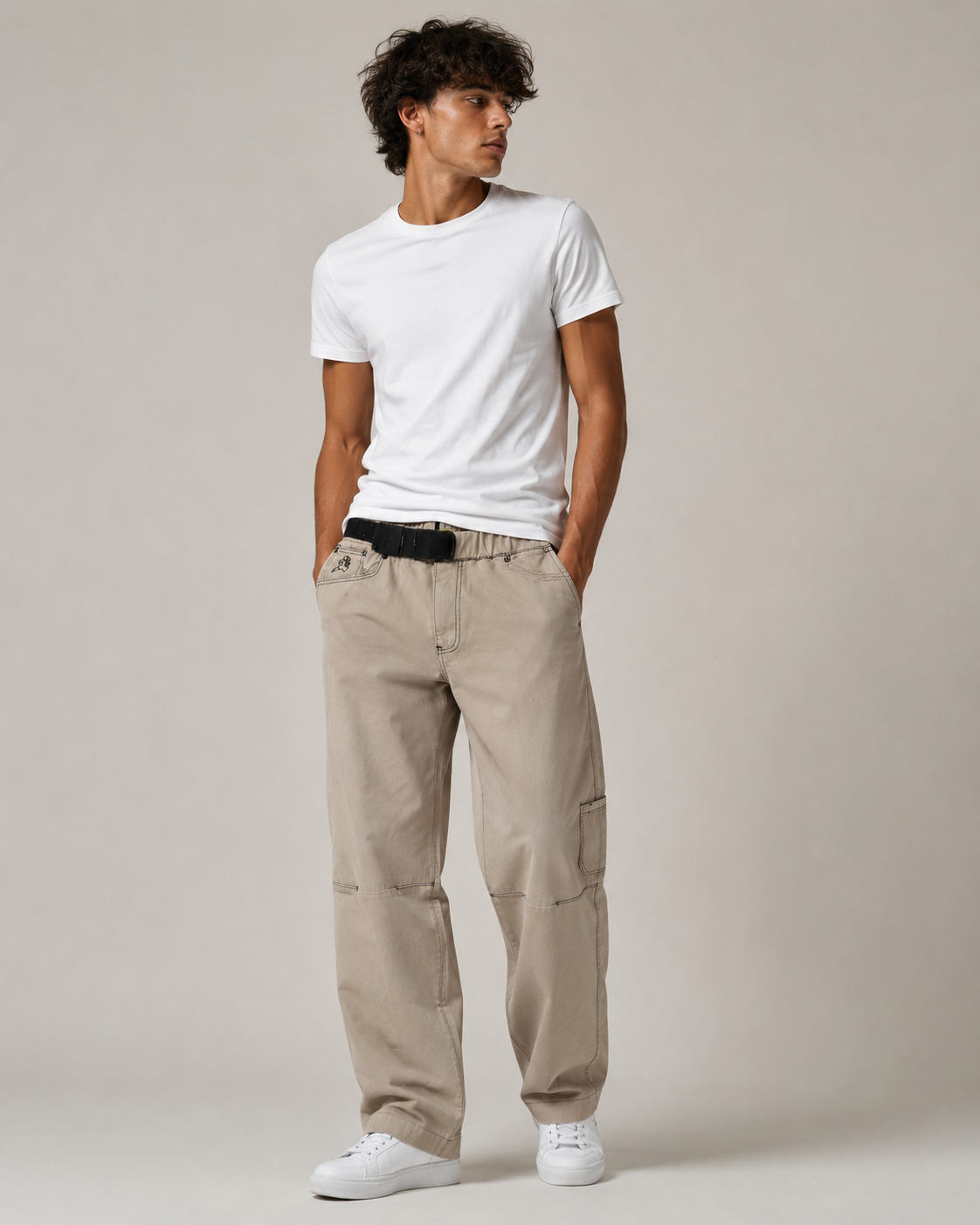 Pantalon cargo beige – DDP