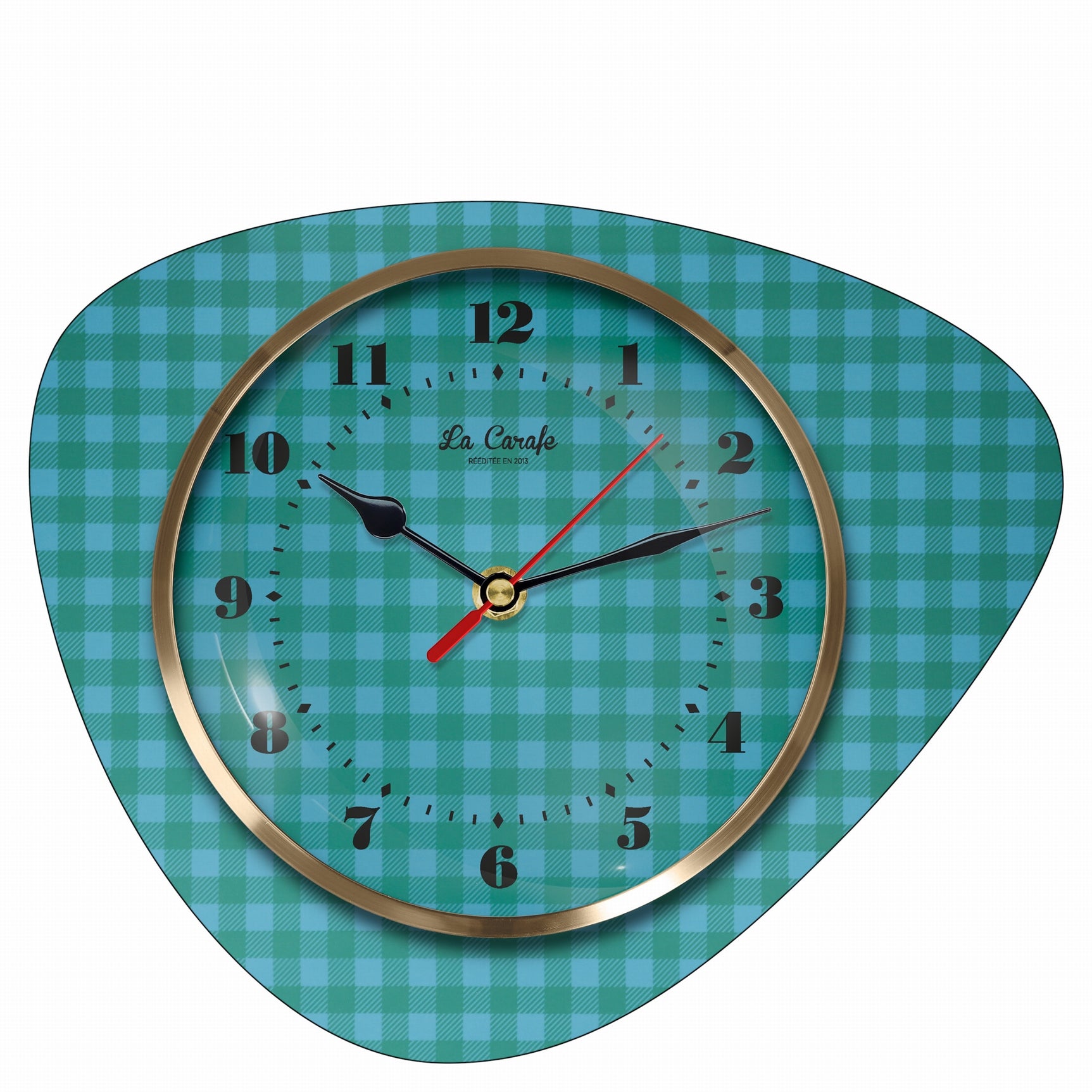 Horloge mediator damier figue