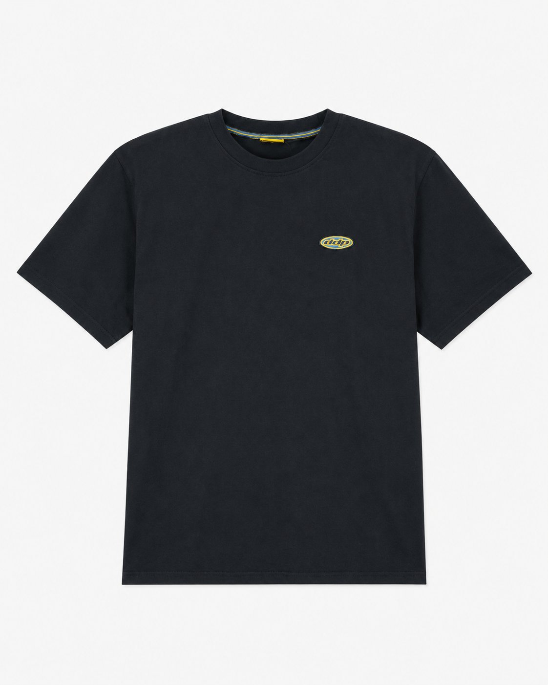 T-shirt DDP95 noir, coton uni streetwear DDP, vue produit