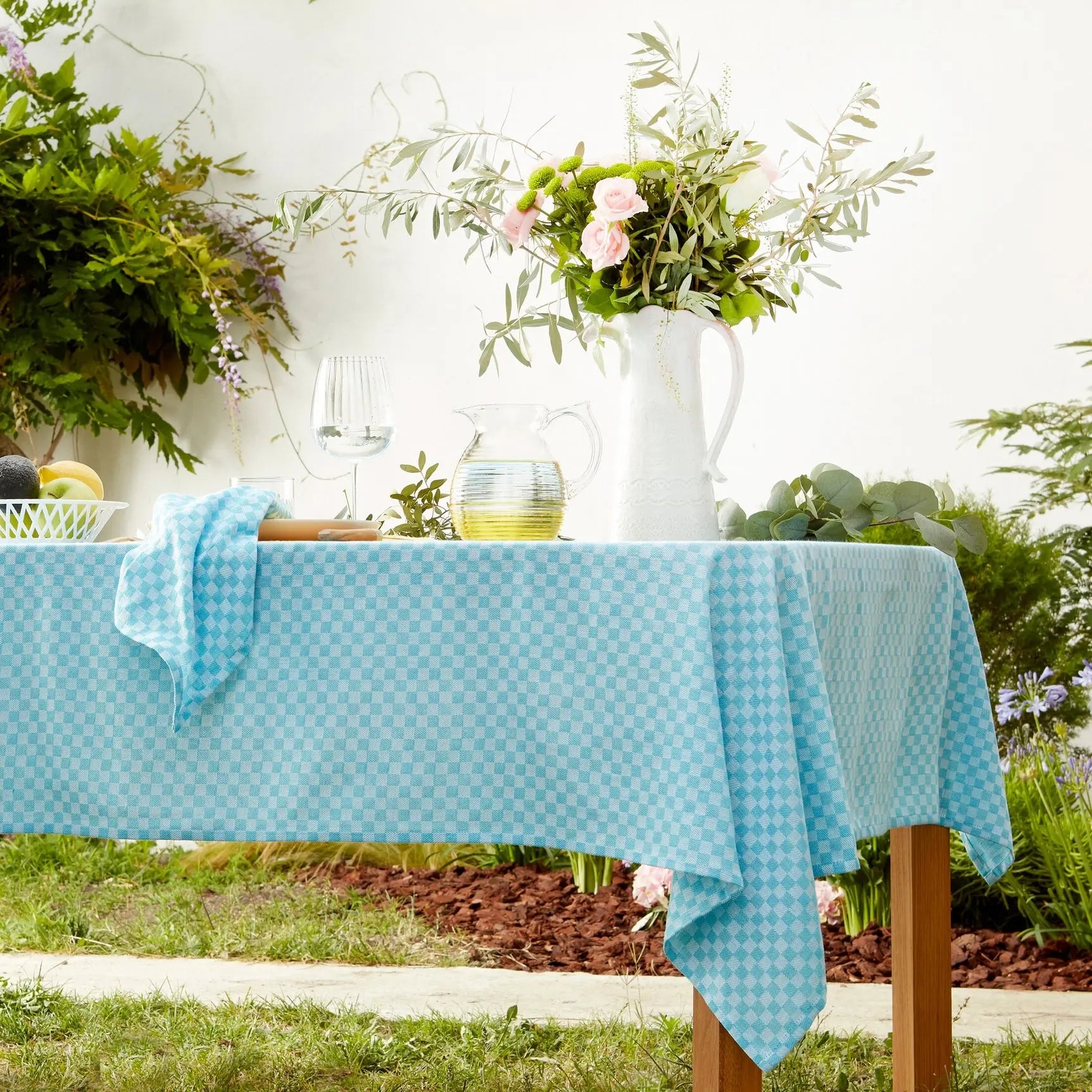 La Nappe Damier - - La Carafe