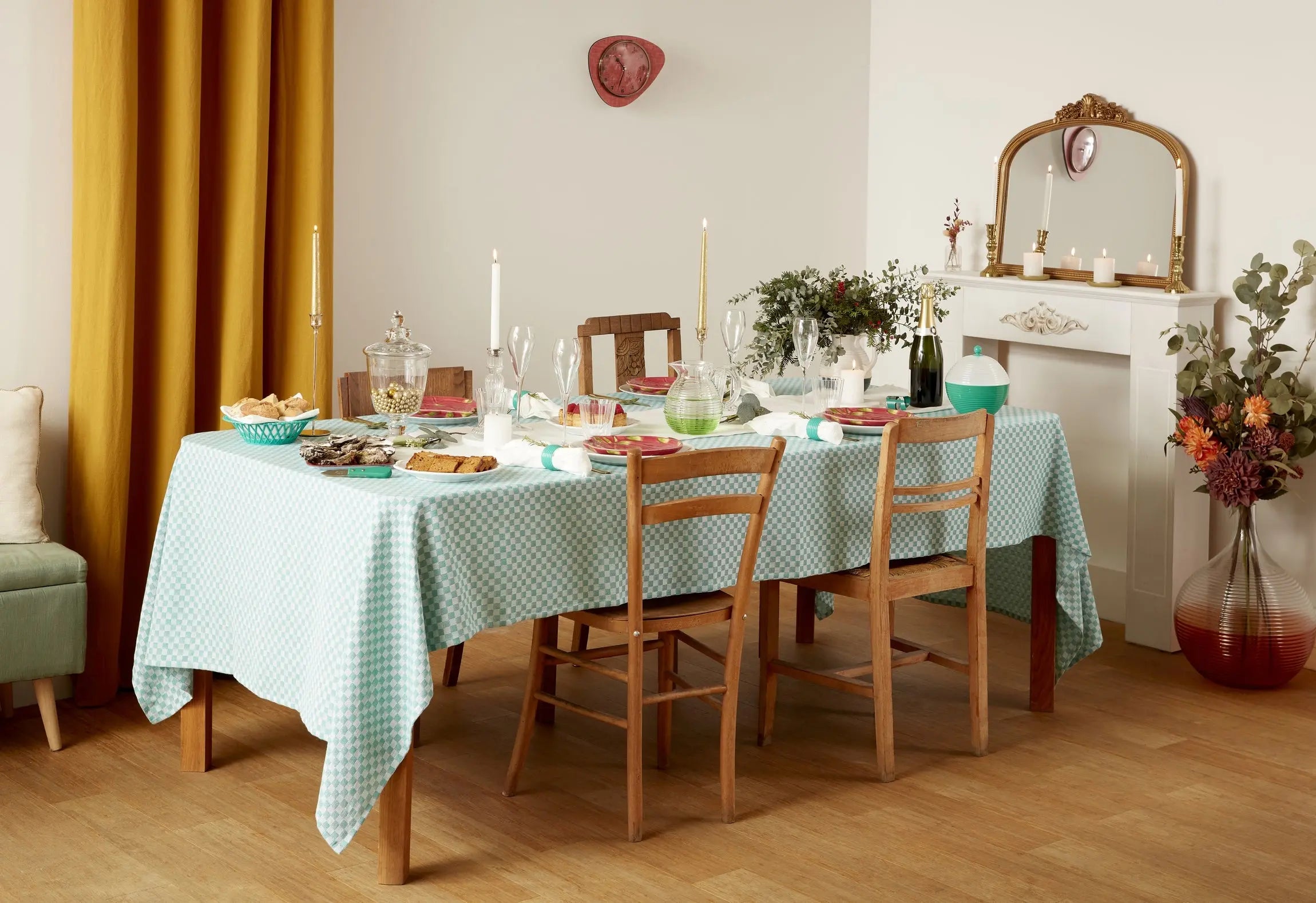 La Nappe Damier - - La Carafe