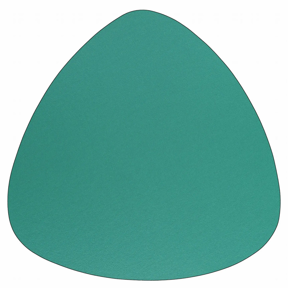 Sous plat décoratif vintage vert lagune uni – Repose plat chaud, design rétro années 50-70 pour décoration maison vintage.
