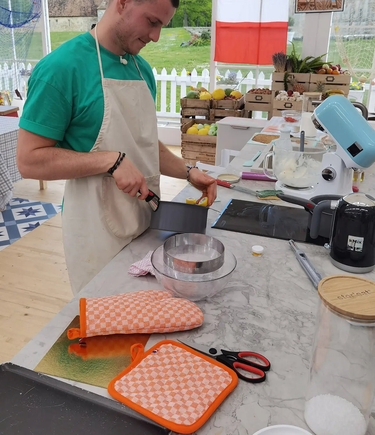 Le Gant et la Manique Damier LA CARAFE