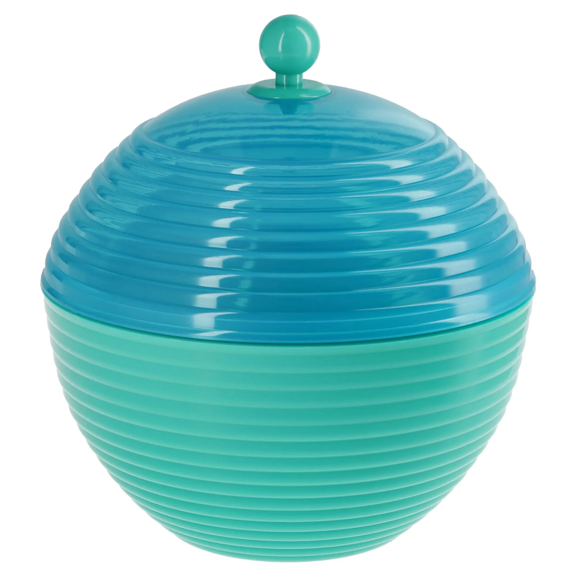 Pot à glaçon vintage isotherme "La Carafe" avec design rétro et couleurs vibrantes, idéal pour garder les boissons fraîches.