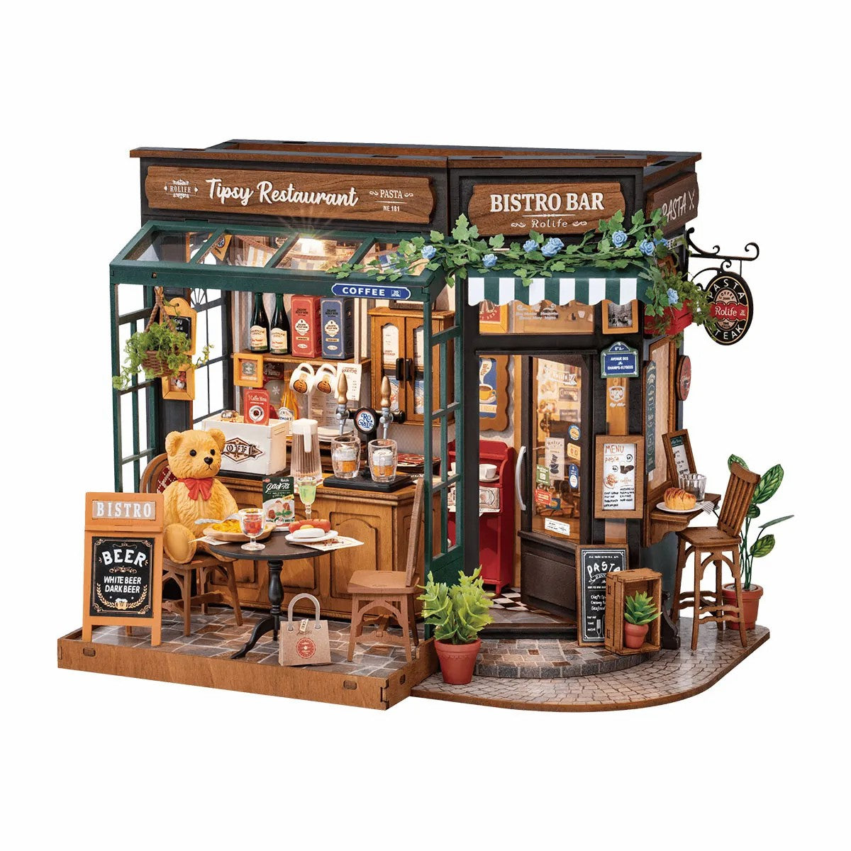 Kit de Maison Miniature DIY – Tipsy Restaurant DG167