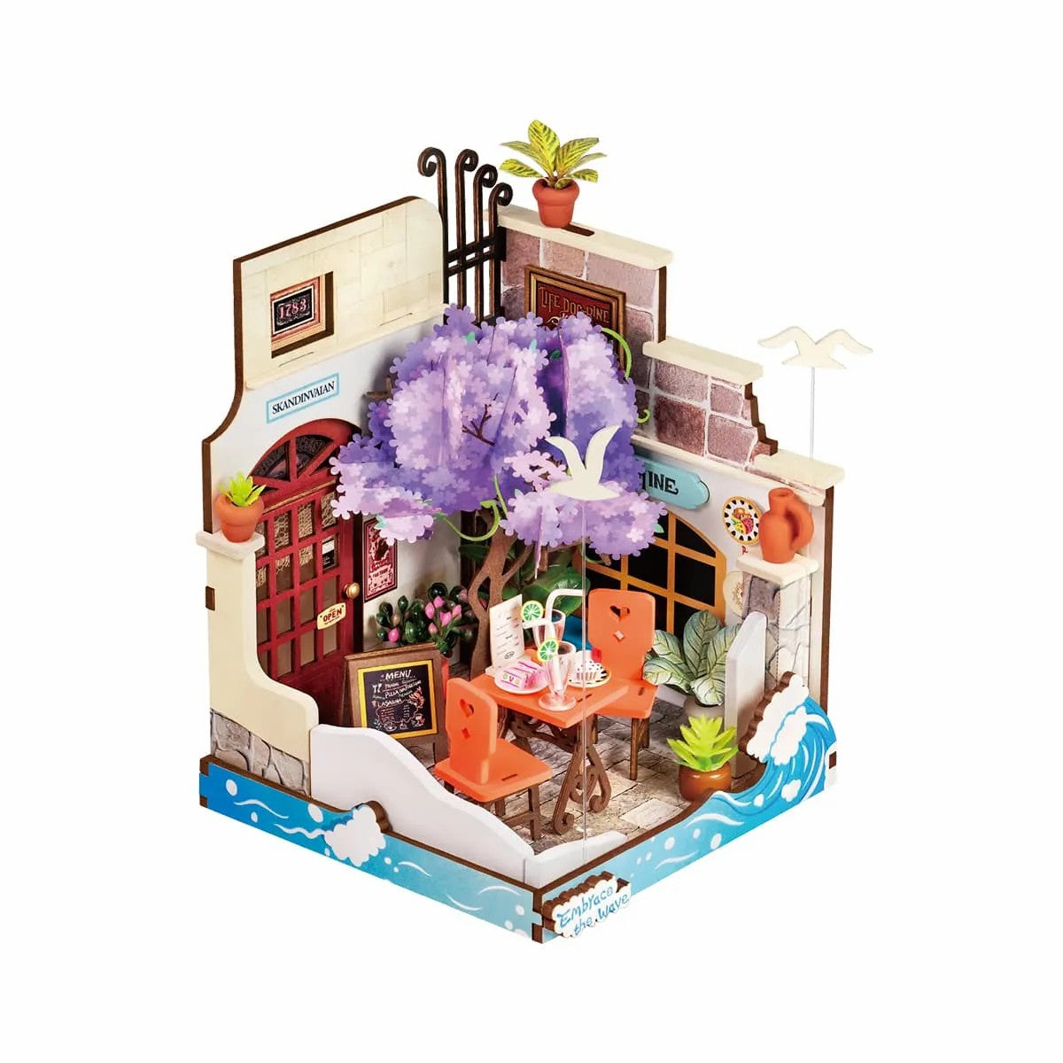 Maquette en Bois – Holiday Restaurant DS039
