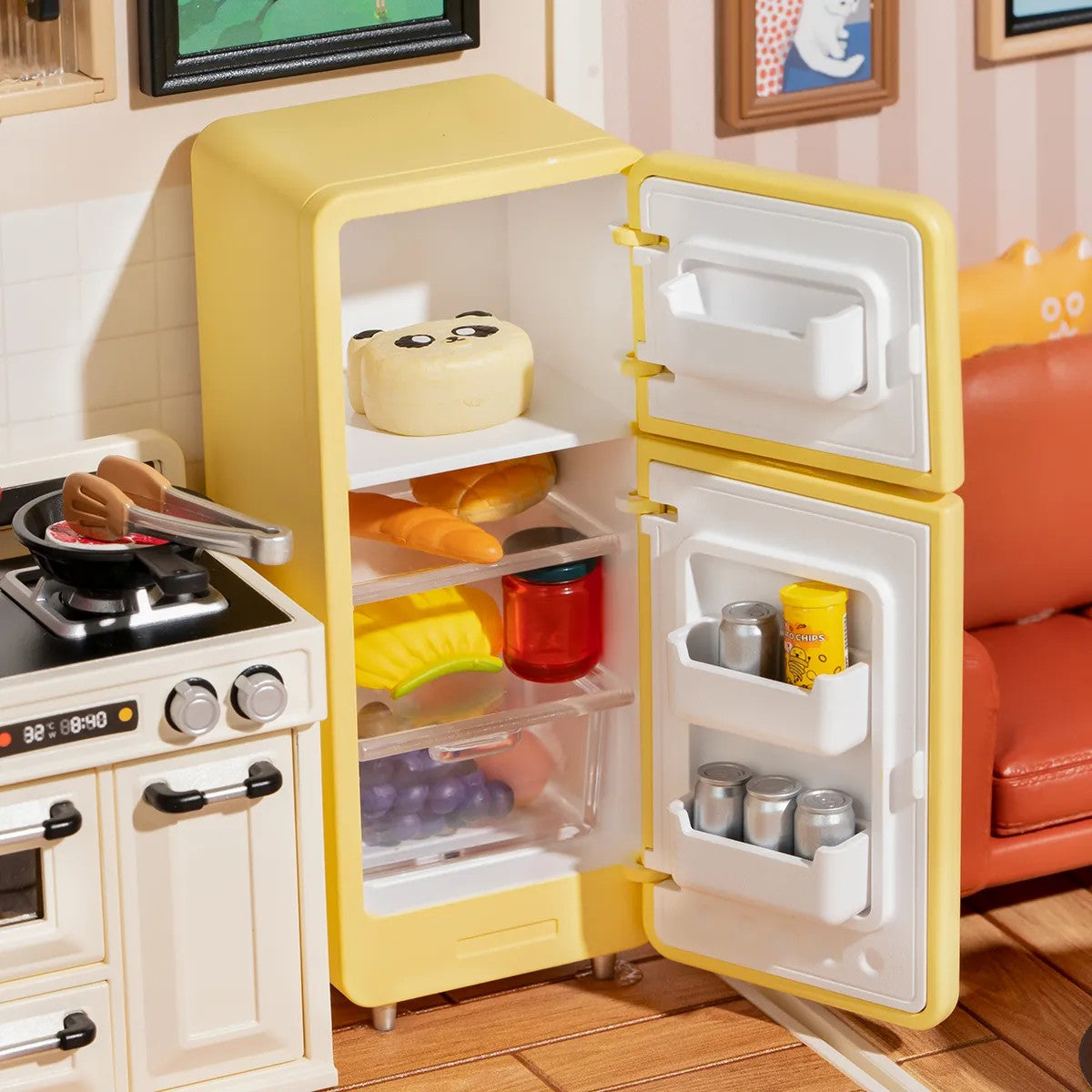 Kit de Maison Miniature DIY – Happy Meals Kitchen DW008