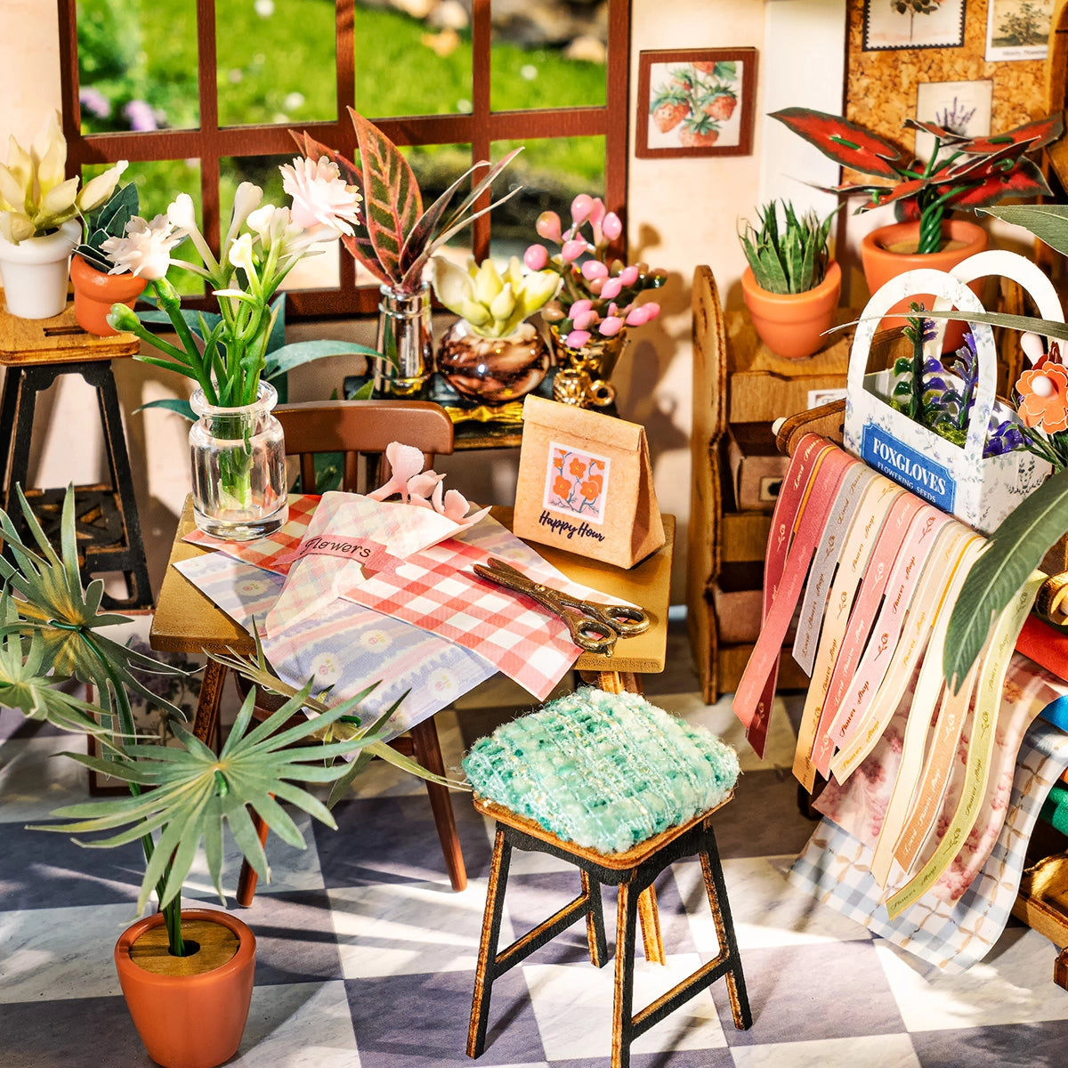 Kit de Maison Miniature DIY – Emily's Flower Shop