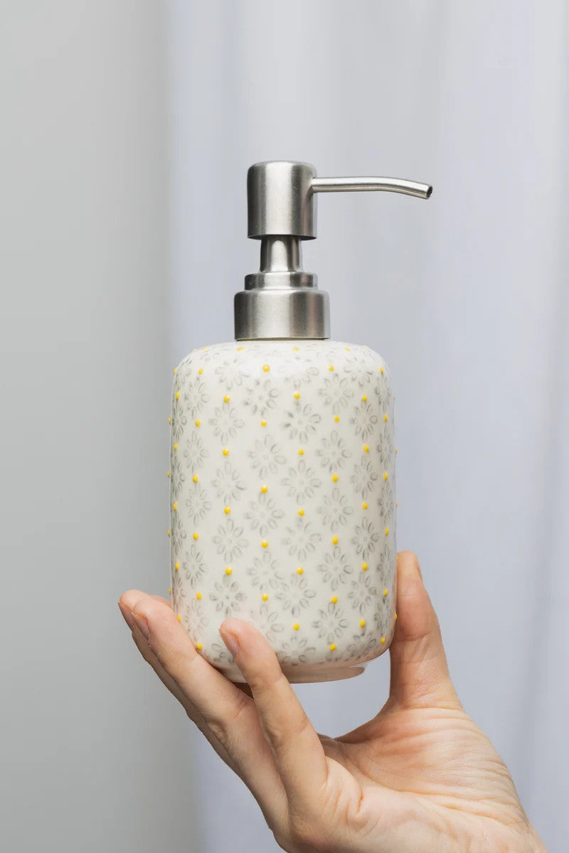 Distributeur de savon liquide motif traditionnel