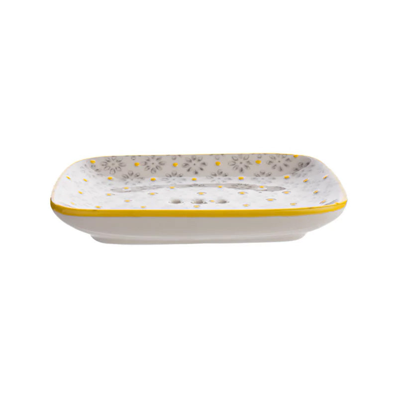 Porte-savon rectangulaire motif traditionnel