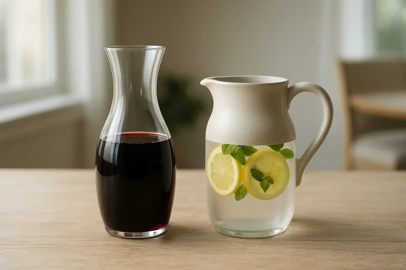 Carafe ou pichet : quelle est la différence ?