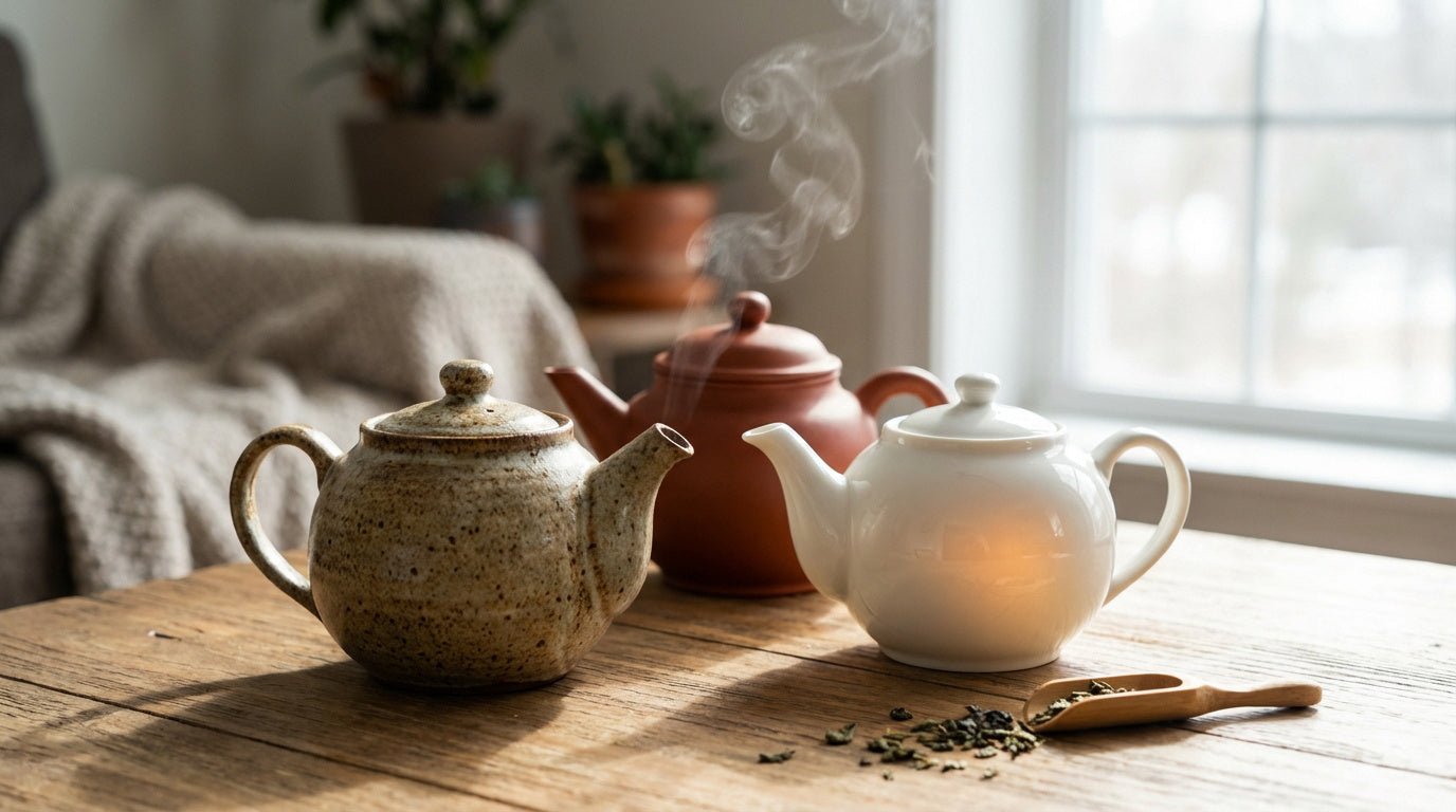 Choisir sa Théière en Céramique : Le Guide Expert (Grès, Porcelaine, Argile)