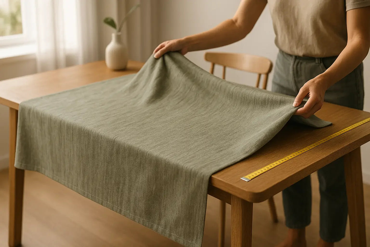 trouver la bonne taille de nappe pour chaque table