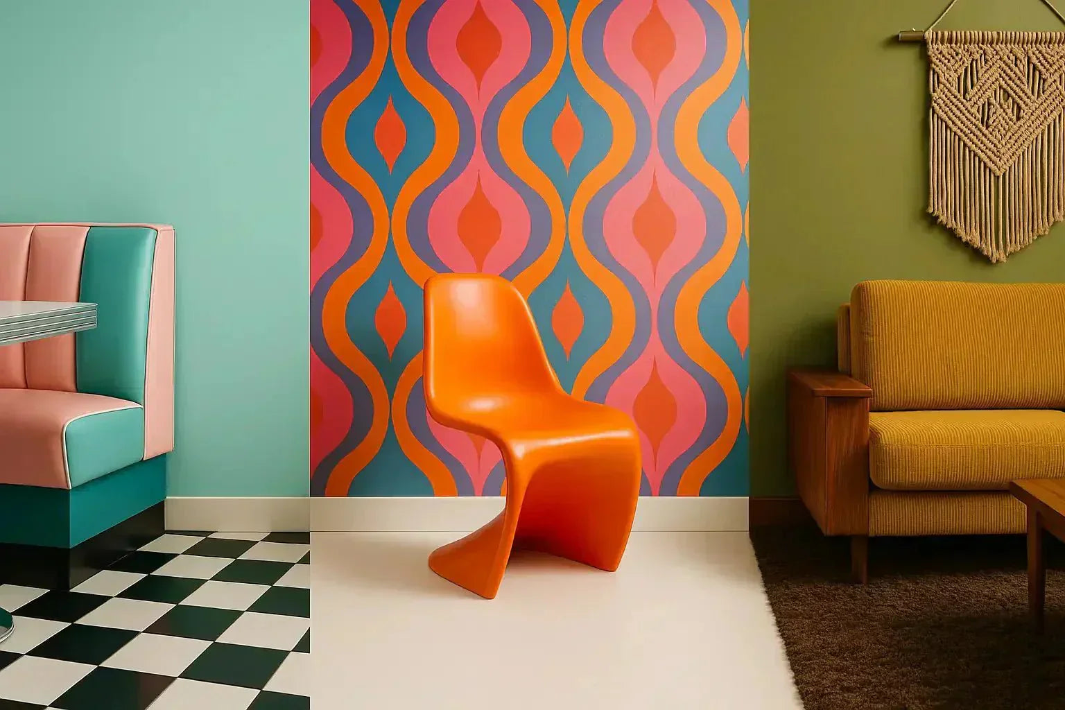 Couleurs Déco Vintage : Le Guide des Années 50, 60 et 70