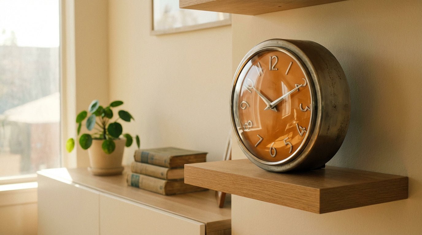Guide de l'horloge vintage : styles, matières et conseils déco