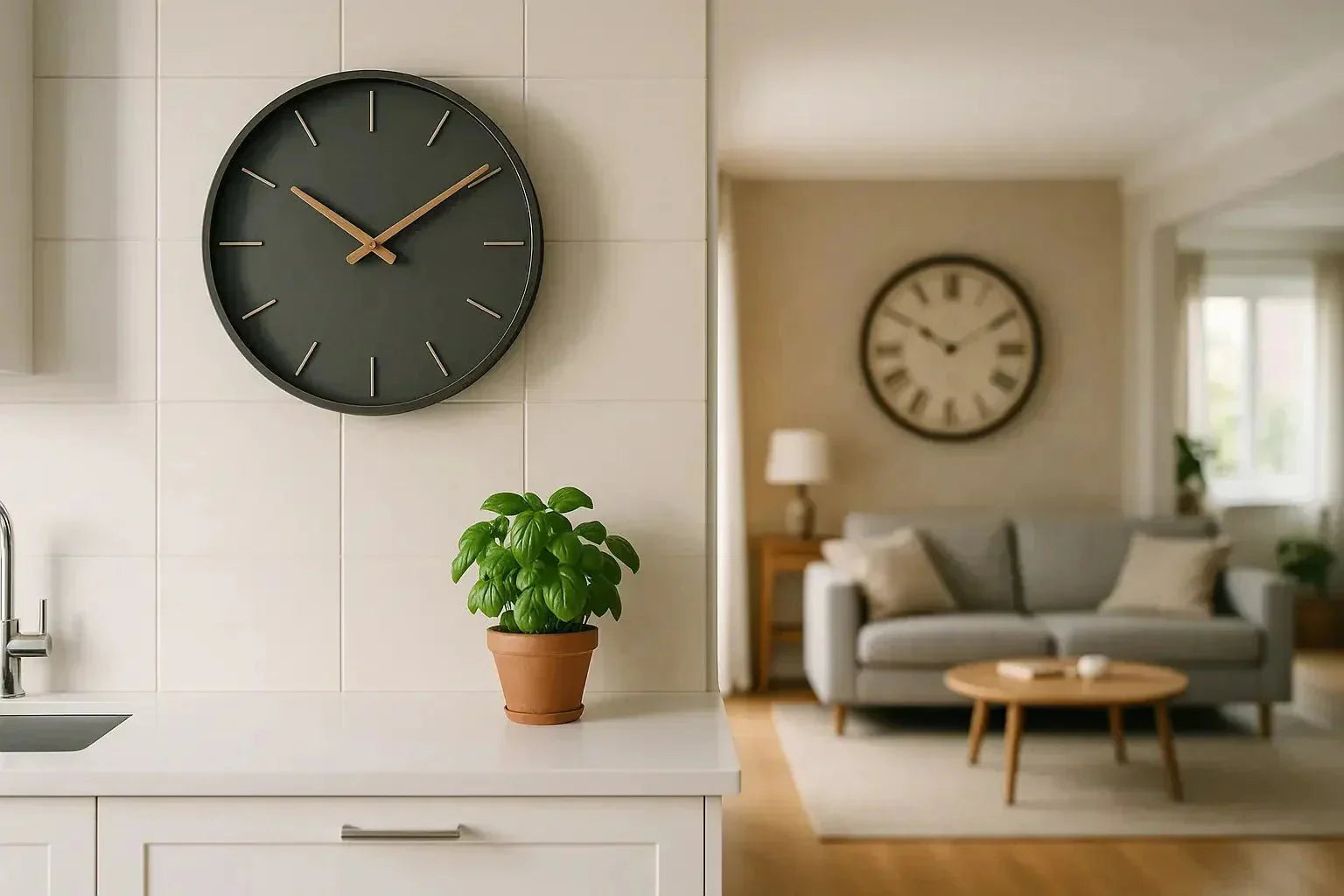 La pendule murale cuisine-maison : pratique et déco variée