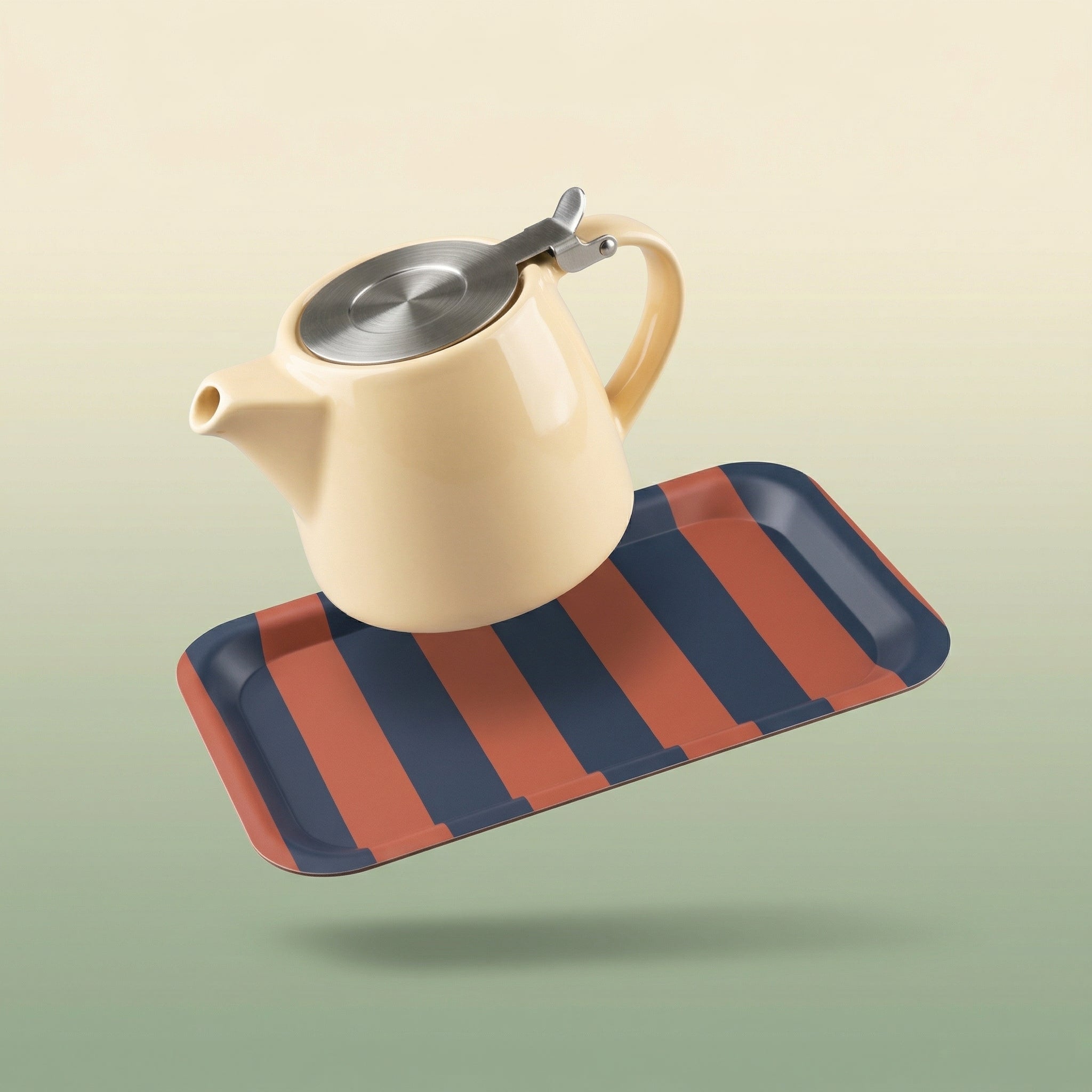 Idées cadeaux déco vintage : coffret plateau et théière rétro La Carafe