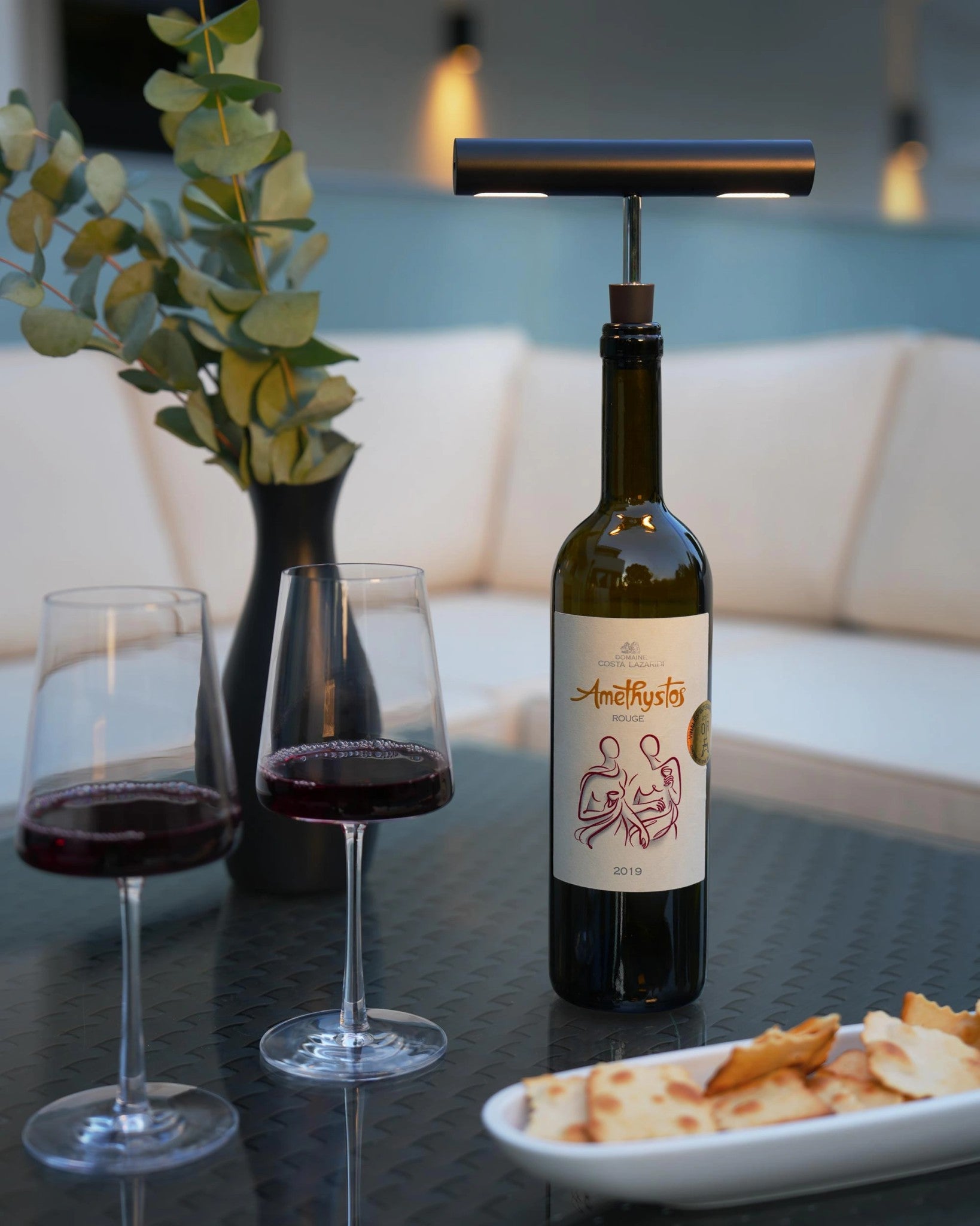 Lampe-bouteille KORKY Sompex - Argent