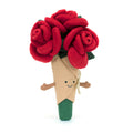 Peluche Jellycat Amuseables Rose Bouquet, bouquet de roses rouges