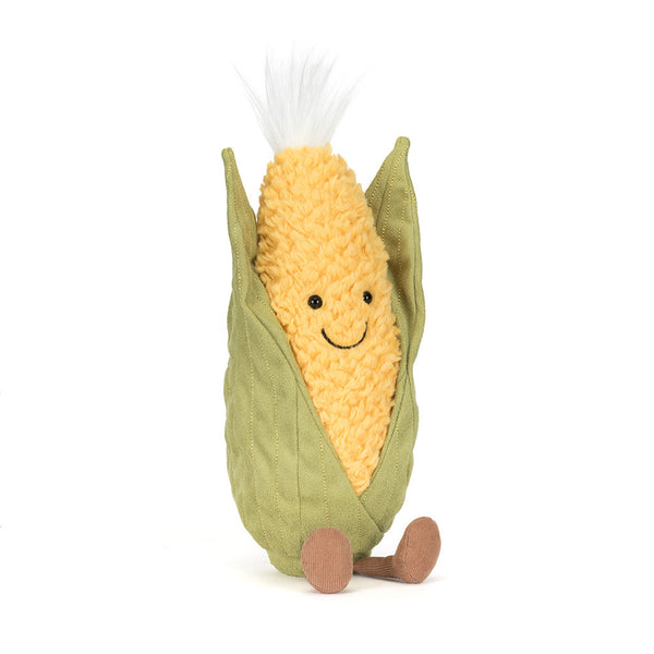 Peluche Jellycat Amuseables Sweetcorn, épi de maïs souriant