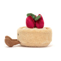 Jellycat Tarte aux Fraises de profil