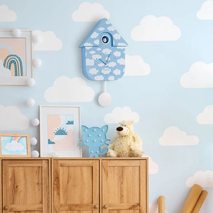 Horloge à Coucou Fisura – Design Nuage