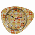 Horloge Murale Médiator Motif Capucine Cadran Assorti – Pendule Rétro vintage années 50-70, décoration maison rétro authentique