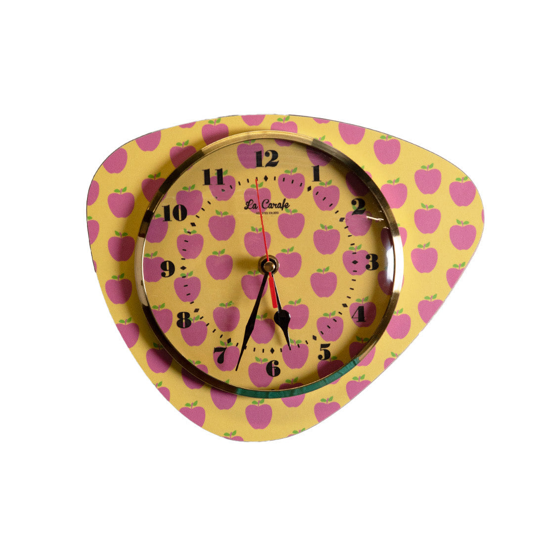 Horloge médiator à motif fruits