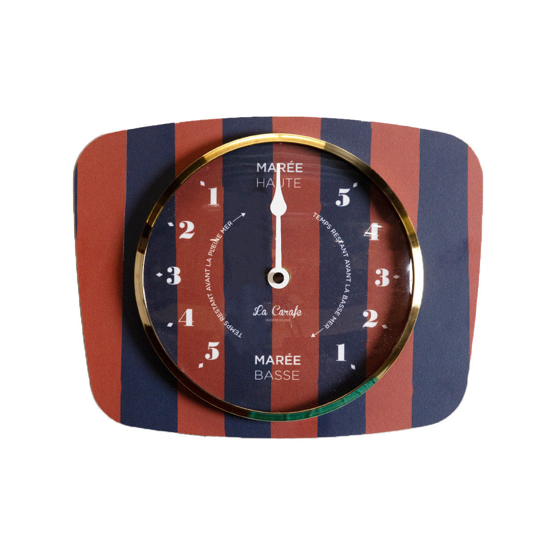 Horloge des Marées Rétro Imprimée