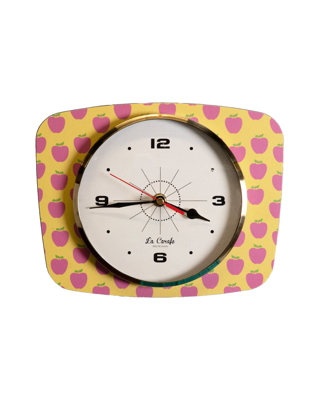 horloge-fruit-pommes-rectangulaire