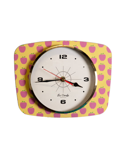 horloge-fruit-pommes-rectangulaire