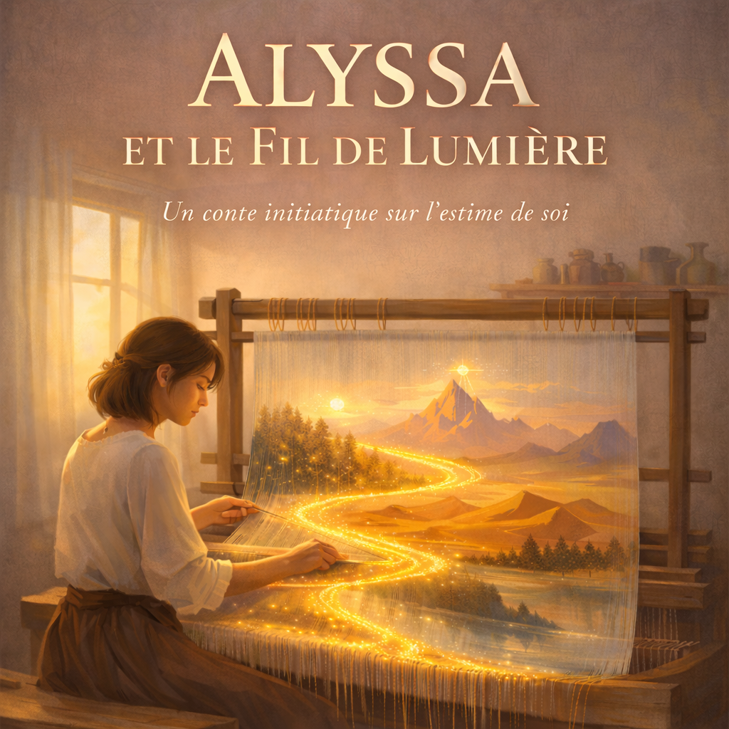 Alyssa et le Fil de Lumière — Ebook sur l’estime de soi et la connaissance intérieure