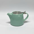 Théière Céramique Vintage 500ml – Design Rétro Coloré en céramique vert pastel avec infuseur inox, style années 50-70 vintage rétro.