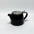 Théière Céramique Vintage 500ml – Design Rétro Coloré en céramique noire, infusion métal, style vintage années 50-70.