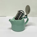Théière Céramique Vintage 500ml – Design Rétro Coloré en céramique verte avec infuseur métal, style années 50-70 vintage authentique.