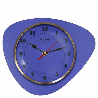 Horloge Vintage Année 70 couleur bleu | La Carafe