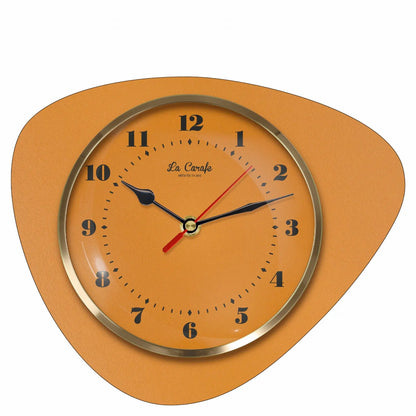 Horloge Vintage Année 70 couleur orange | La Carafe
