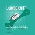 Ouvre-Boîte Rétro en Acier Inoxydable vintage des années 50-70, accessoire cuisine rétro durable La Carafe
