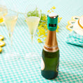 Le Bouchon à Champagne Conservation Effervescence en acier inoxydable et silicone, accessoire vintage années 50-70 rétro.