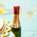 Le Bouchon à Champagne Conservation Effervescence en acier inoxydable et silicone, accessoire rétro pour décoration maison vintage.