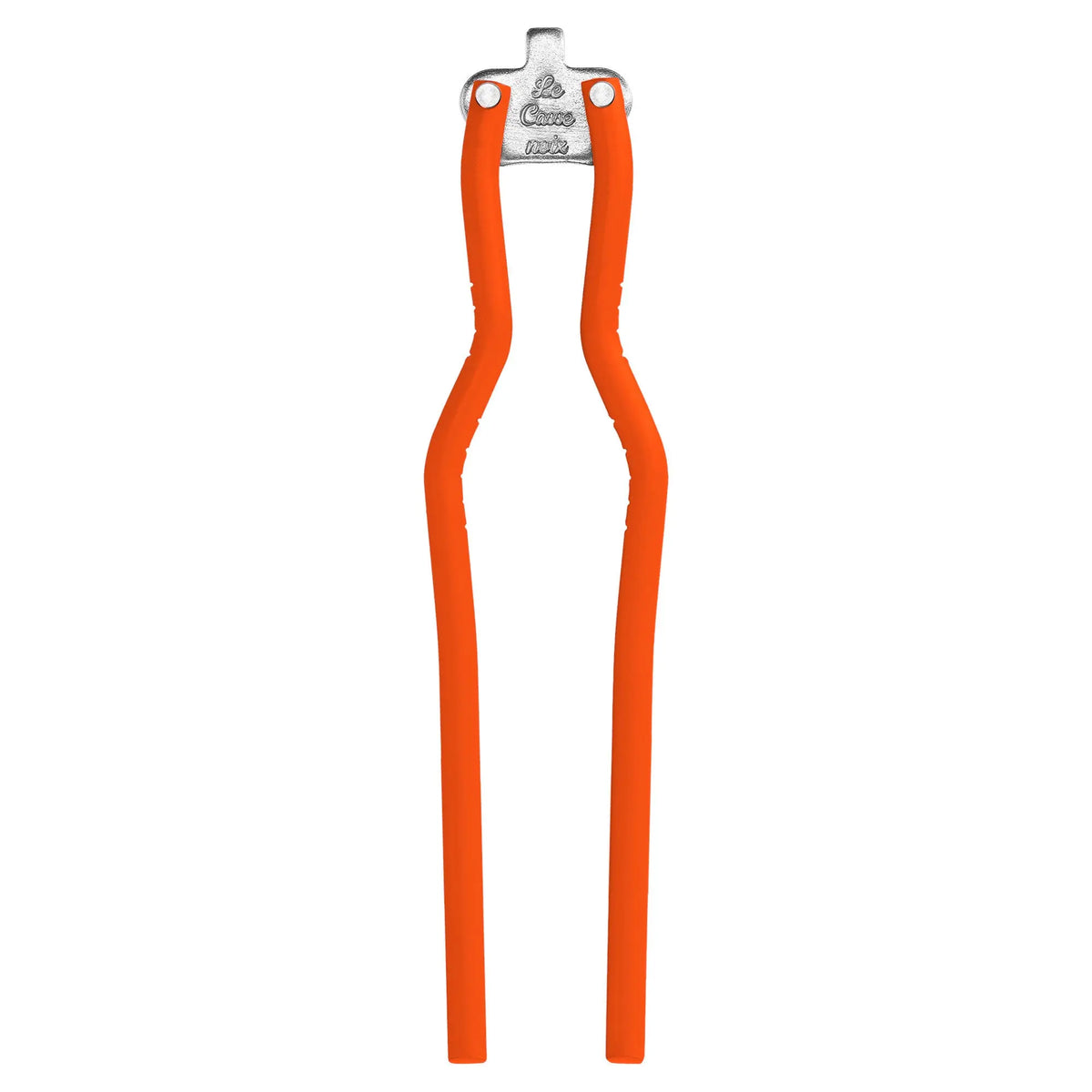 Le casse noix vintage La Carafe, outil solide années 50-70, accessoires cuisine rétro avec poignées orange design rétro.