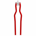 Le casse noix vintage en métal et manches rouges, ustensile rétro années 50-70 pour décoration maison vintage et cuisine.