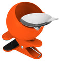 Cendrier Boule à Clipser Retro 70s Vintage orange, objet déco maison vintage années 50-70, accessoire cuisine rétro pratique.