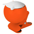 Cendrier Boule à Clipser Retro 70s Vintage orange, design rétro années 70, fixation solide, décoration maison vintage élégante.