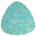 Sous plat décoratif vintage motif floral bleuet vert et bleu – design rétro années 50-70, décoration maison vintage authentique