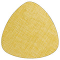 Sous plat décoratif vintage jaune miel uni – Repose plat chaud rétro années 50-70, décoration maison authentique et élégante.