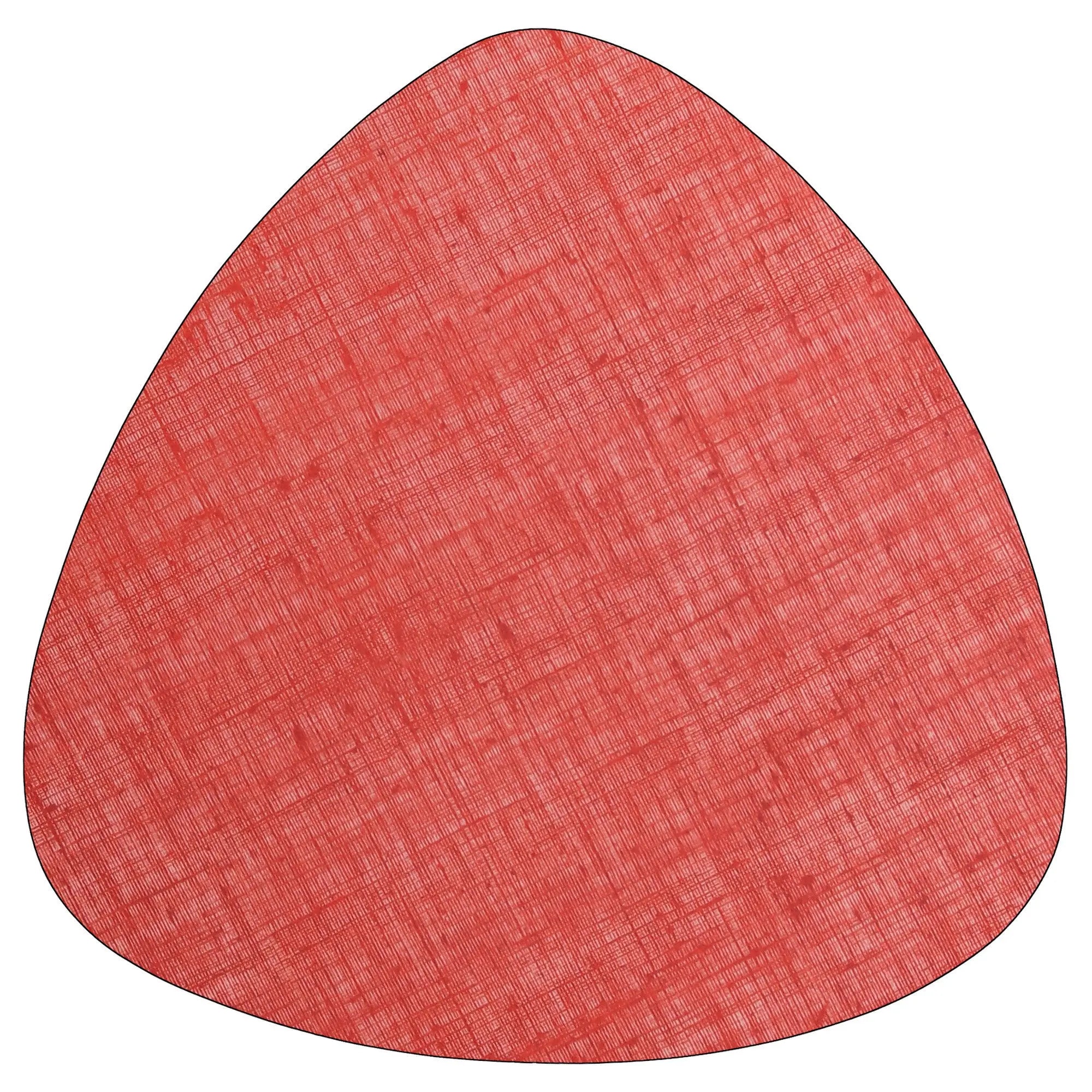 DESSOUS DE PLAT LIGNE RETRO VINTAGE ORANGE