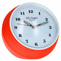 Réveil Vintage Silencieux – Design Années 60 rouge, cadran blanc, style rétro, authentique, décoration maison vintage La Carafe.